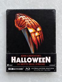 Halloween blu ray 4K Ultra Limited  RARO steelbook