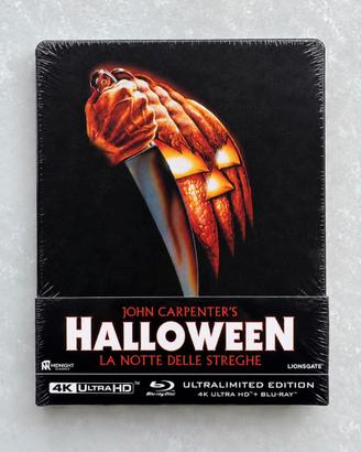 Halloween blu ray 4K Ultra Limited  RARO steelbook