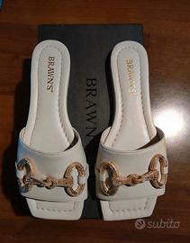 Ciabatte eleganti vera pelle