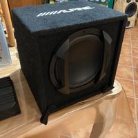 sub alpine e amplificatore sony