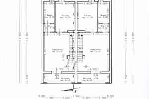 Assemini villa a schiera con pilotis e cortile