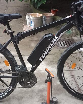 Bicicletta elettrica e batteria