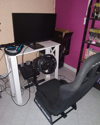 postazione racing e PlayStation VR 2