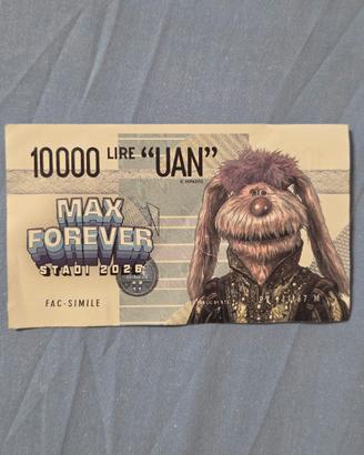 Max Forever 2026 – Banconota 10.000 Lire con Uan