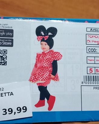 Vestito carnevale Minnie