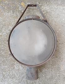 Faro Lampada d'epoca industriale / militare 