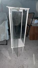 Vetrinetta in legno e vetro