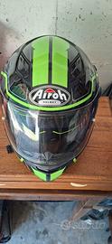 casco airoh con doppia visiera