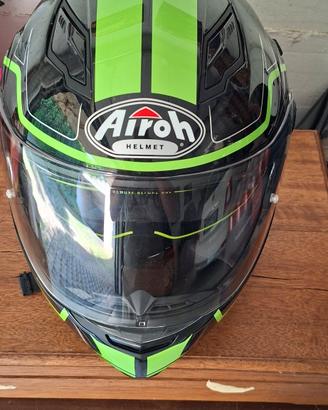 casco airoh con doppia visiera