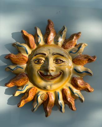 Sole ceramica smaltata artigianale umbra