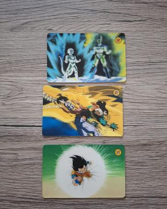 Set 3 carte kombat cards Dragon Ball Mr Day