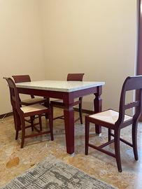 Tavolo e sedie Scavolini