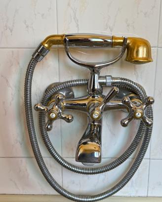 Gruppo Vasca Cromato con Doccetta a telefono