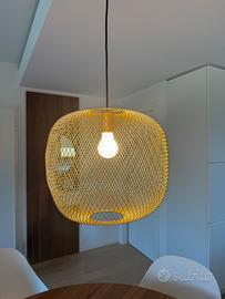 Lampadario a sospensione oro