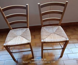 Sedie impagliate