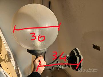 5 lampioni da esterno