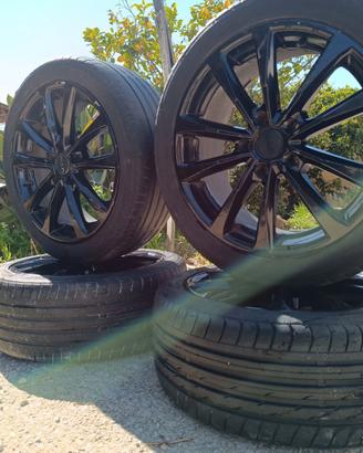 Ruote con cerchioni MAK WOLF 17" glossy black WV