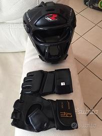 Guanti e casco per Arti Marziali quasi nuovi