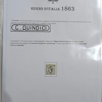 Francobolli Regno d'Italia 1863