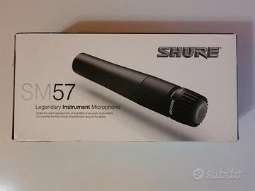 Microfono Shure SM57 chitarre batterie percussioni