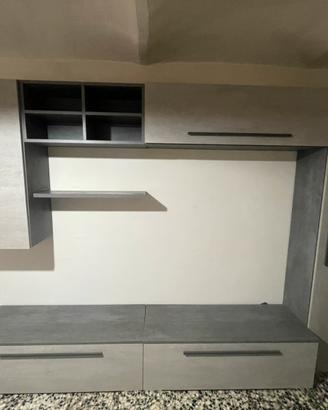 Parete attrezzata salotto