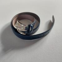 Cintura Blu in Pelle Alessandro Martinez 