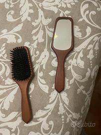 Specchio/spazzole argento