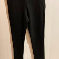 Pantaloni donna stretch con decoro in vita