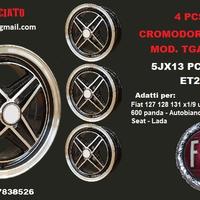 Cromodora TGA NERI 5X13 et20 4x98 Autobianchi FIAT