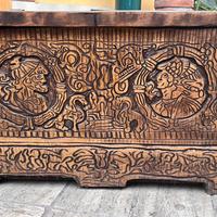 Baule in legno massello