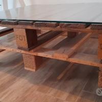 Tavolino pallet stile industrial