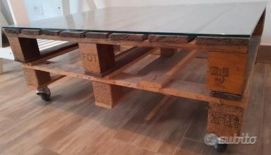 Tavolino pallet stile industrial