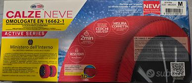 Calze da Neve Omologate EN 16662-1 Taglia M