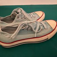 Converse color celeste taglia 37 donna