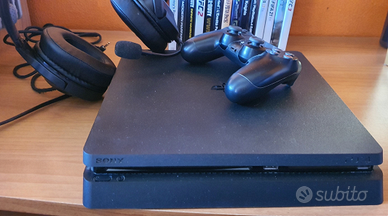 Ps4 500g +12 giochi+2 joystick+cuffie