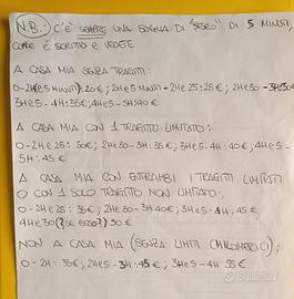 Babysitting Assistenza disabili e lavoro notturno