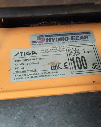 STIGA Estate 384 Trattorino Tagliaerba 