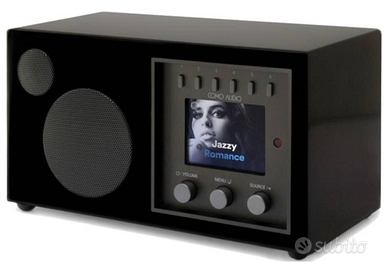 Radio Smart Como Audio modello Solo Nera laccata