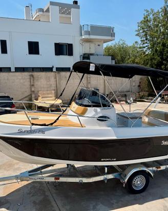 Barca Sundek 19s Walk around Salento Marine