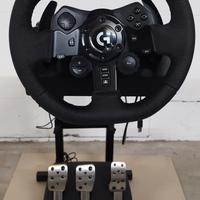 Volante Logitech G923 + Pedaliera + Supporto Vevor