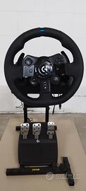 Volante Logitech G923 + Pedaliera + Supporto Vevor