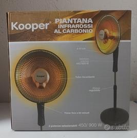 ventilatore a piantana aria calda 