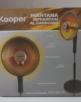 ventilatore a piantana aria calda 