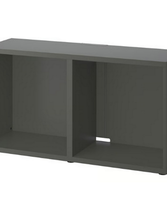 BESTA mobile TV grigio scuro 120x40x64