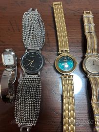 Set 4 orologi vintage non funzionanti