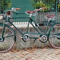 Tandem vintage verde