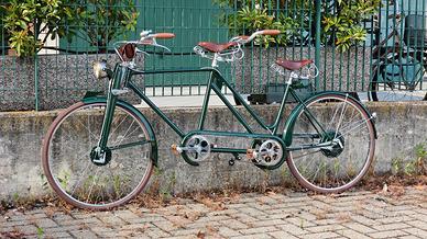 Tandem vintage verde