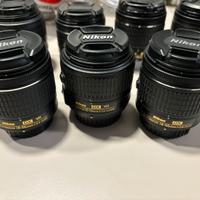 obbiettivo/i  Nikkor Nikon 18-55 varie tipologie
