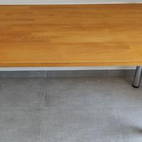 Scrivania ripiano lamellare faggio