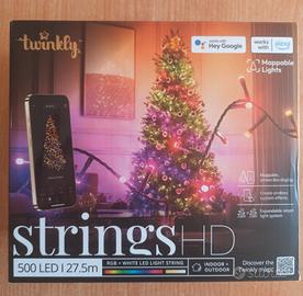 Luci Strings Twinkly HD, 500 led RGB+White 